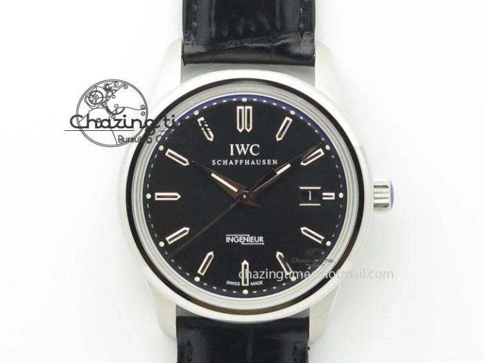 MIROTIME 0308 OnTrend Portugieser Automatic 42mm SS APSF 1:1 Best Edition White RG Dial on Black Leather Strap A 7010